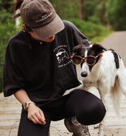 Vintage Black T-shirt - Anti-Social Dog Owner