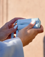 Baby Blue Poop Bag Holder