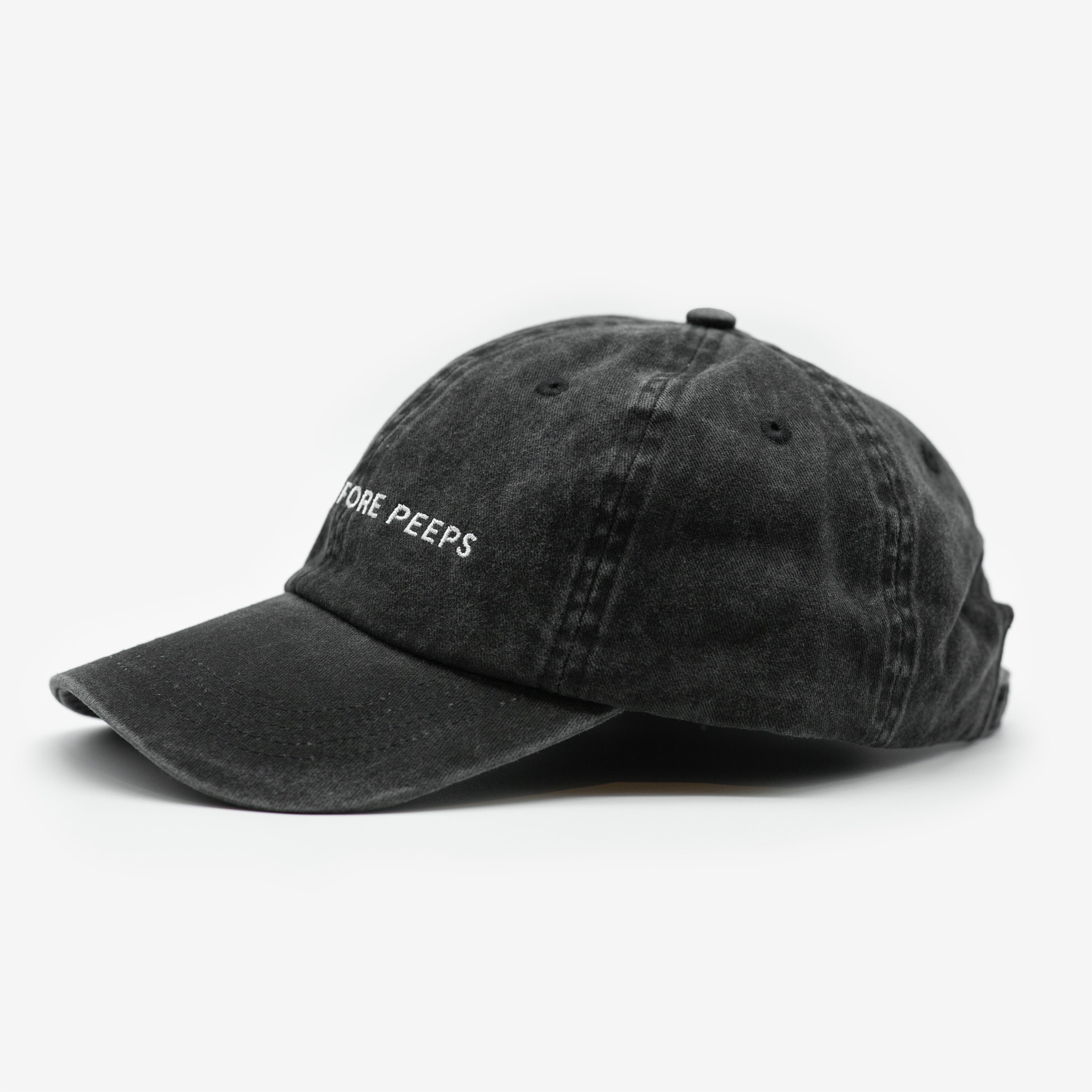 Black Denim Cap - Pups Before Peeps
