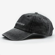 Black Denim Cap - The Dogfather