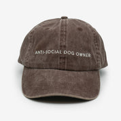 Brown Denim Cap - Anti-Social Dog Owner