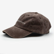 Brown Denim Cap - The Dogfather