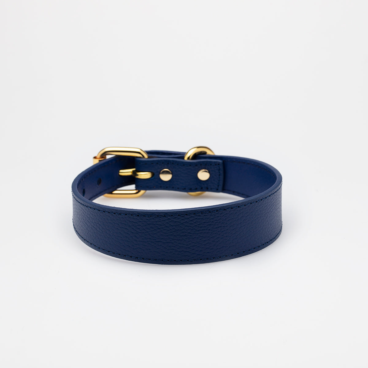 Dark Blue Dog Collar Thin
