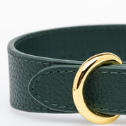 Dark Green Dog Collar Thin