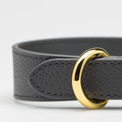 Dark Grey Dog Collar Thin