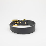 Dark Grey Dog Collar Thin
