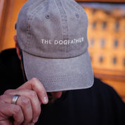 Siv denim kapa s šiltom - The Dogfather 