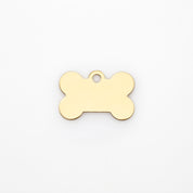 Engraved Dog Tag - Premium Gold Bone