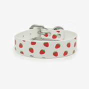 Strawberry Dog Collar Thin