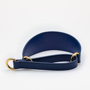 image - Dark Blue Leather Martingale Medium Wide
