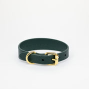 image - Dark Green Vegan Collar Large Thin